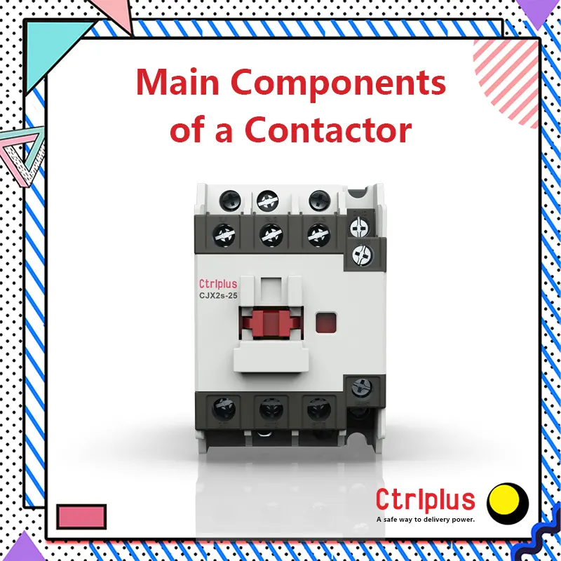 Main Components of a Contactor(这是法语，不影响英语)
